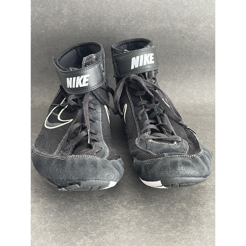Nike Speed Sweep VII Wrestling Shoes Sneaker Black White Mens Size 13 366683-001